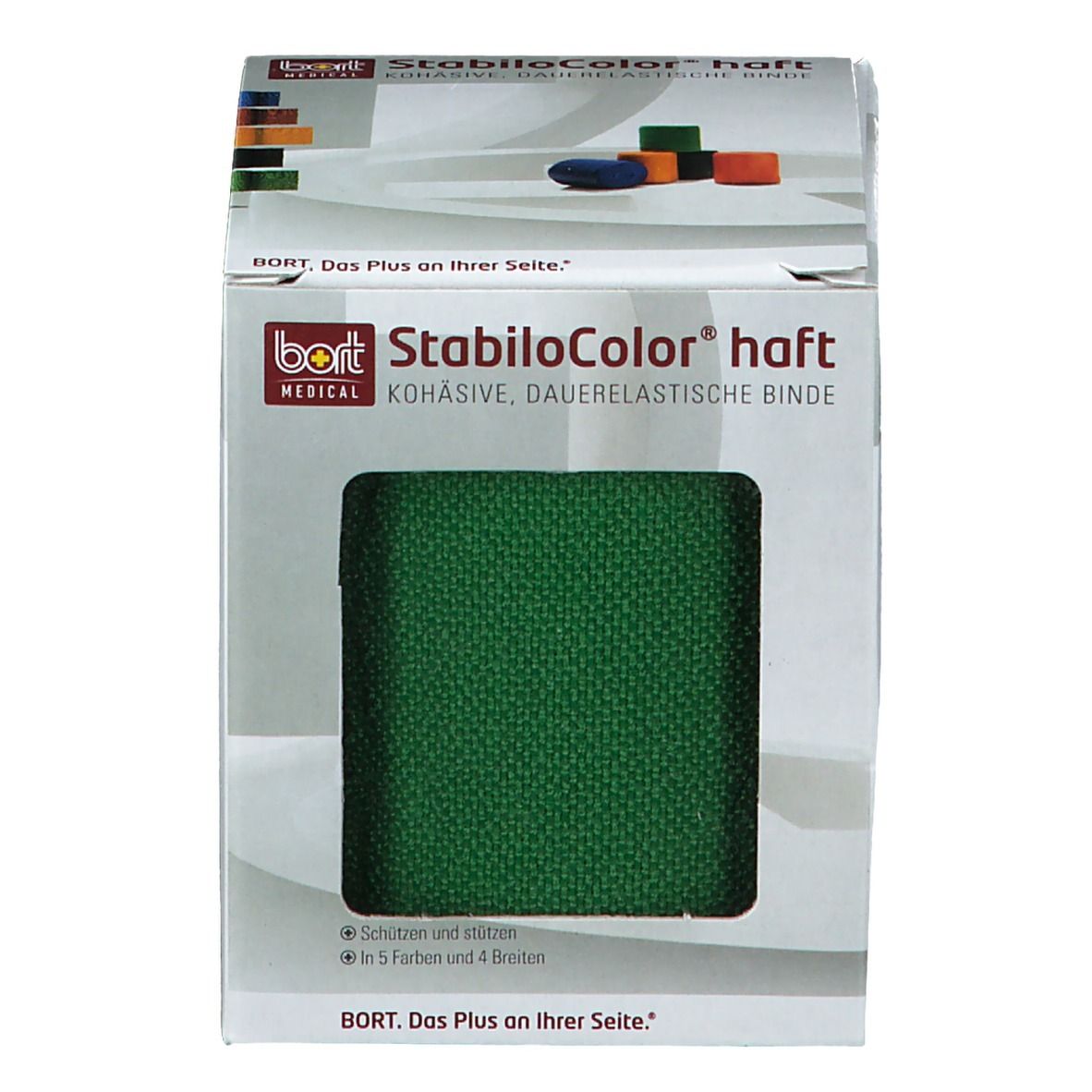 BORT StabiloColor® haft Binde 8 cm grün