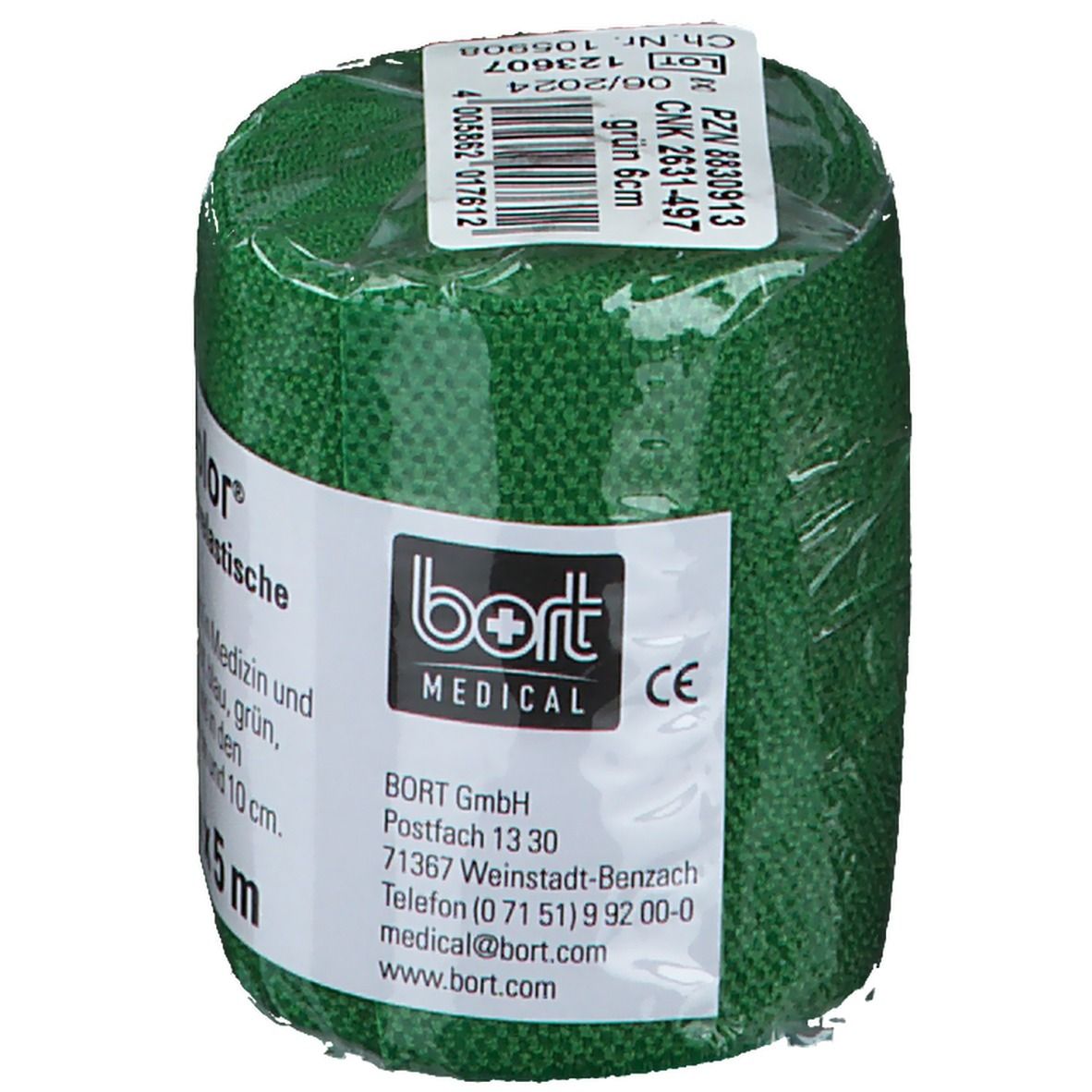 BORT StabiloColor® Binde 6 cm grün