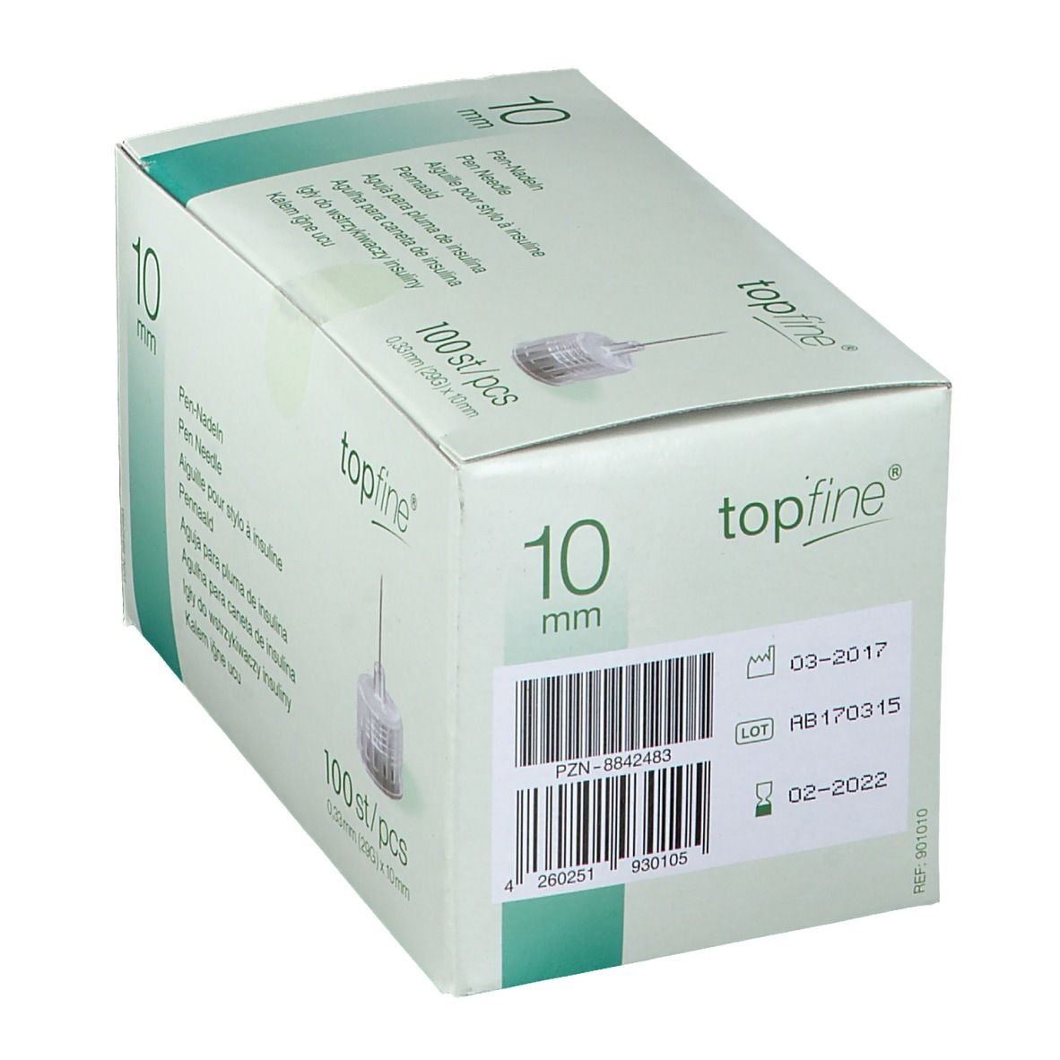 topfine® Kanüle 29 G 10 mm