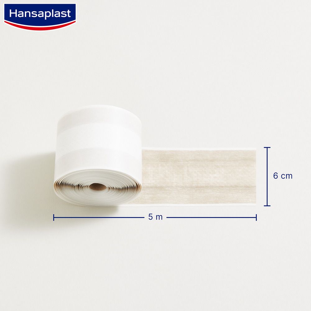 Hansaplast® Soft 6 cm x 5 m Rolle