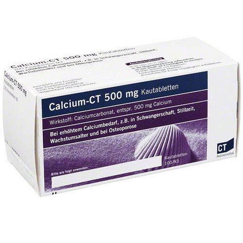 Calcium-CT 500 mg Kautabletten