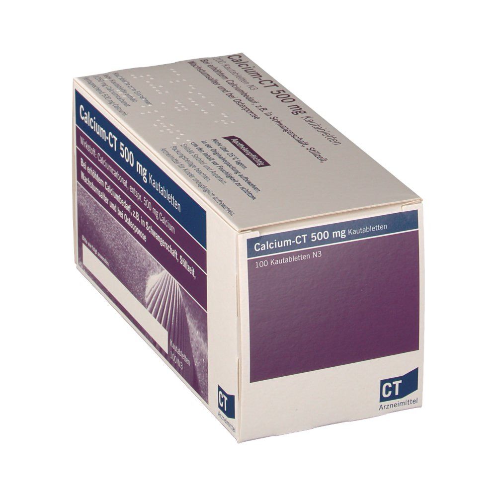 Calcium-CT 500 mg Kautabletten