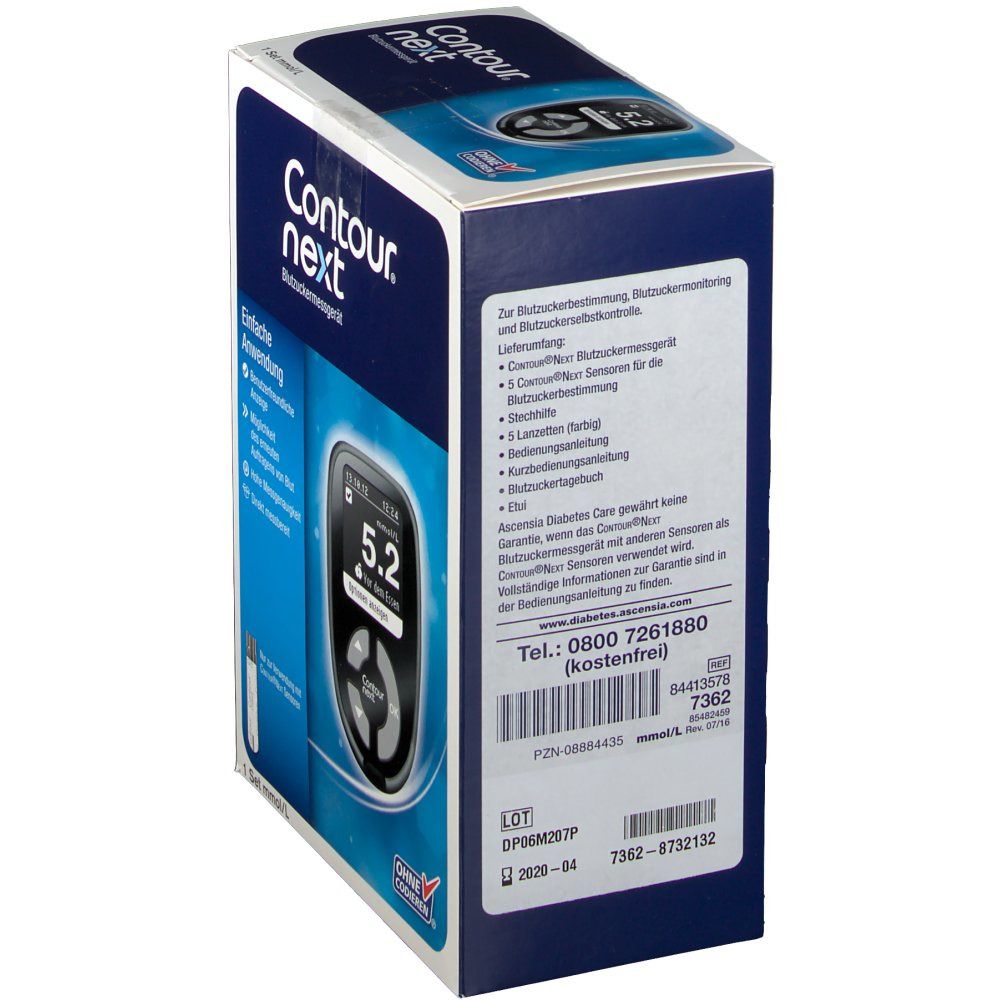 CONTOUR® NEXT Blutzuckermessgerät Set mmol/l