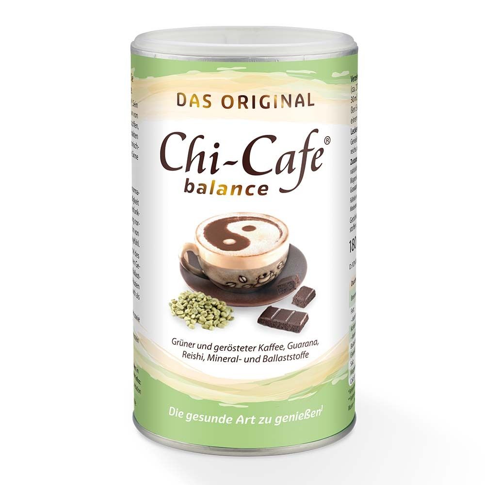 Chi-Cafe balance Wellness Kaffee mit Akazienfaser Guarana Reishi-Pilz Ginseng