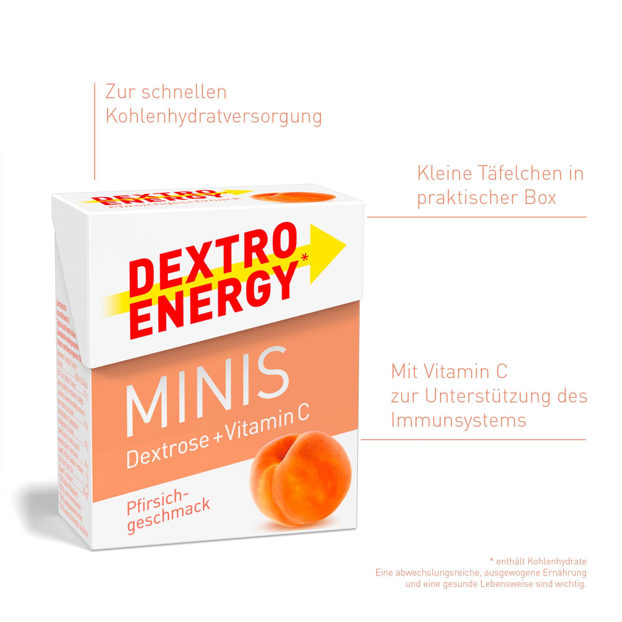 Dextro Energy Minis Pfirsich