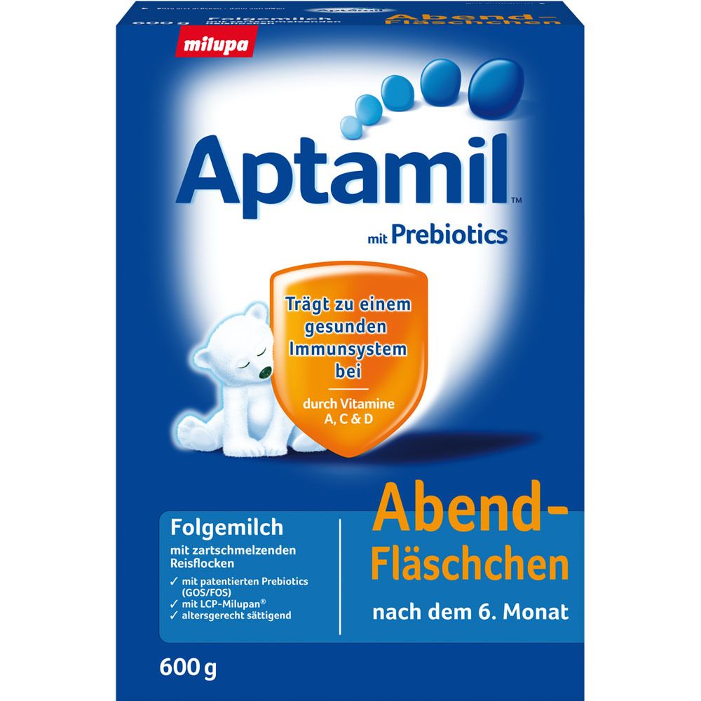 Aptamil™ mit Prebiotics Abend-Fläschchen Folgemilch