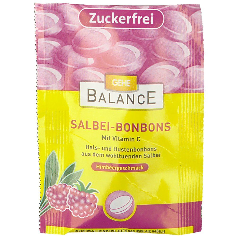 GEHE Balance Salbei-Bonbons Himbeergeschmack