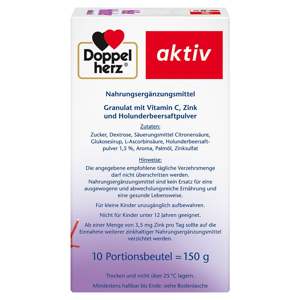 Doppelherz® aktiv Heißer Holunder mit Vitamin C + Zink