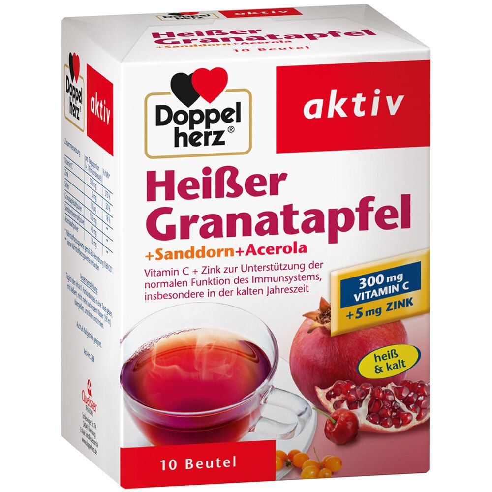 Doppelherz® aktiv Heißer Granatapfel + Sanddorn + Acerola