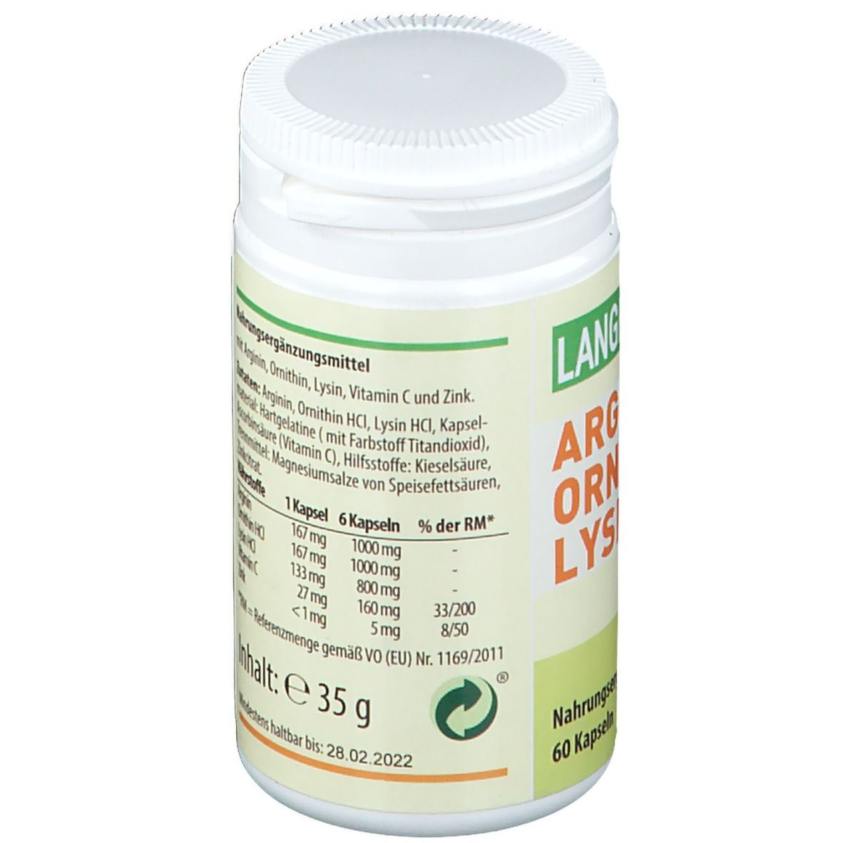 Arginin Ornithin Lysin 60 St - Shop Apotheke
