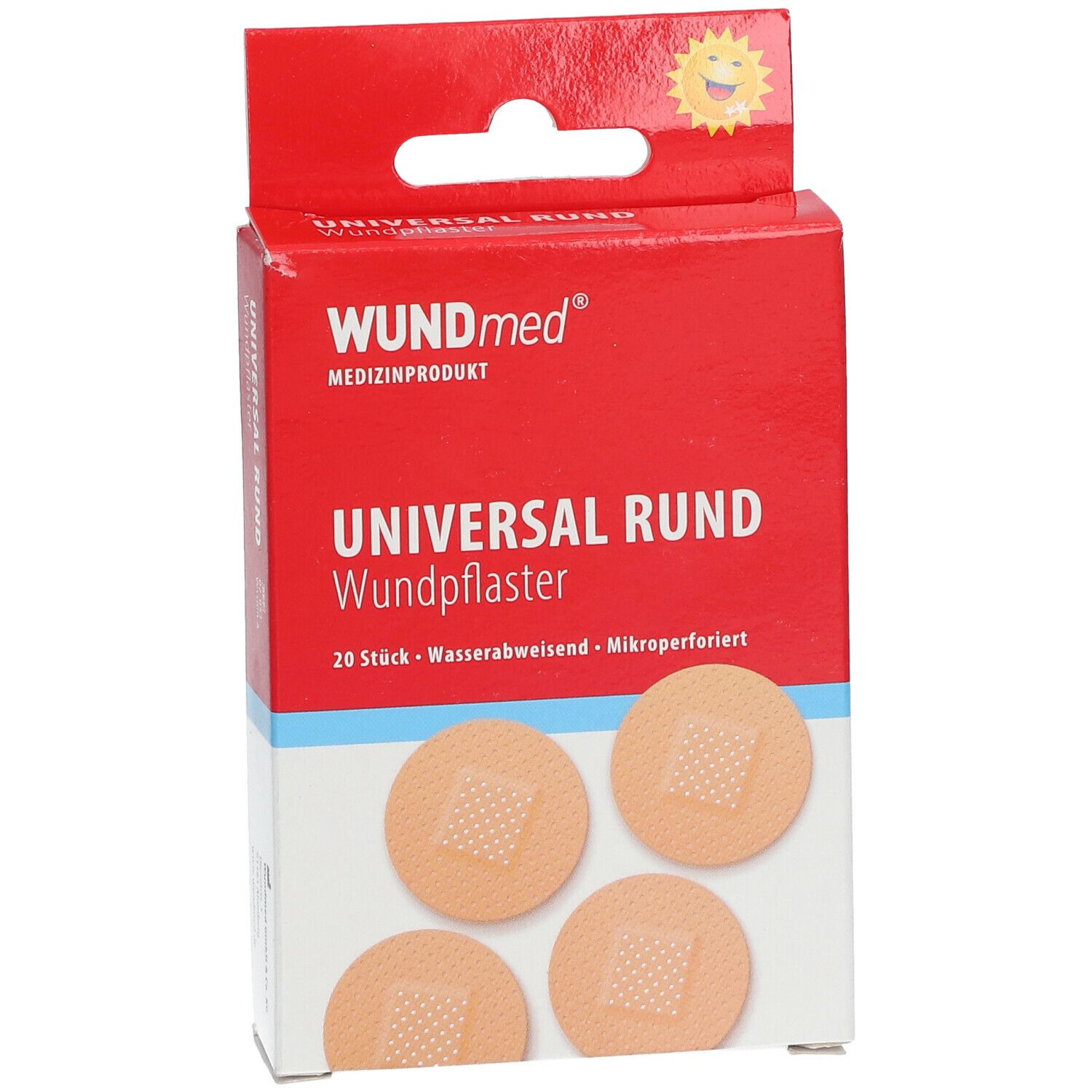 WUNDmed® Wund-Pflaster Runde Form 2,5 cm