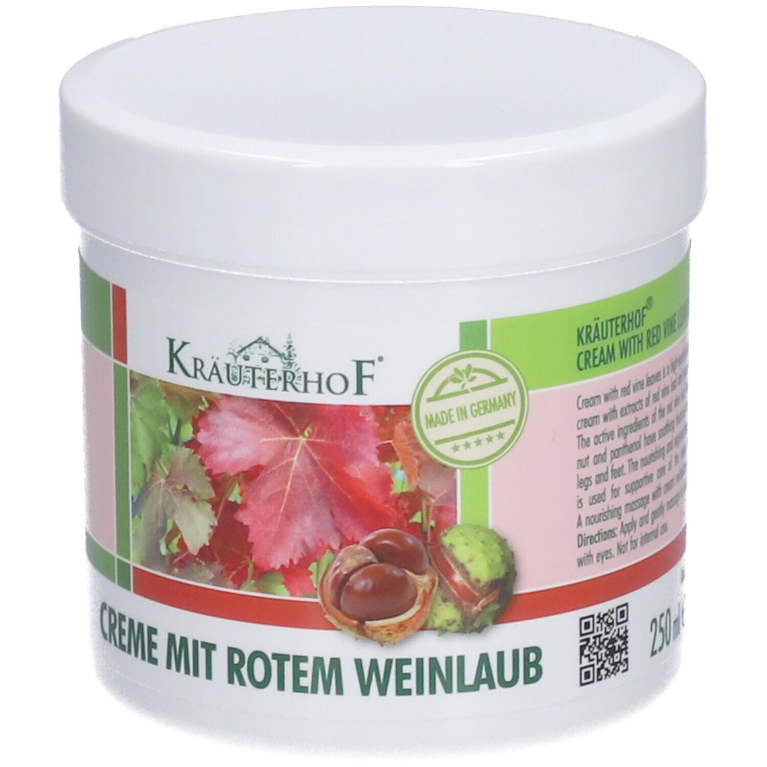 Kräuterhof® Creme mit rotem Weinlaub