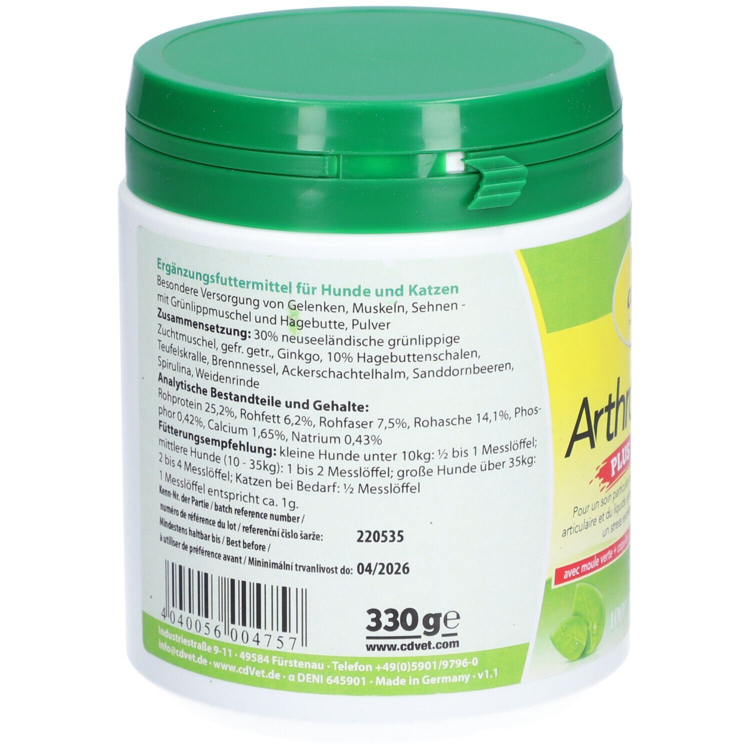 cd Vet ArthroGreen® plus