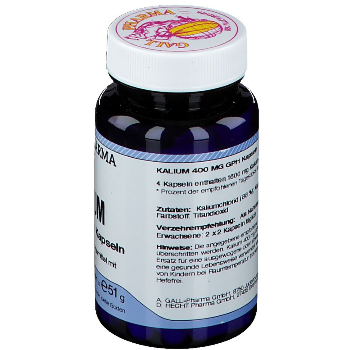 GALL PHARMA Kalium 400 mg GPH Kapseln
