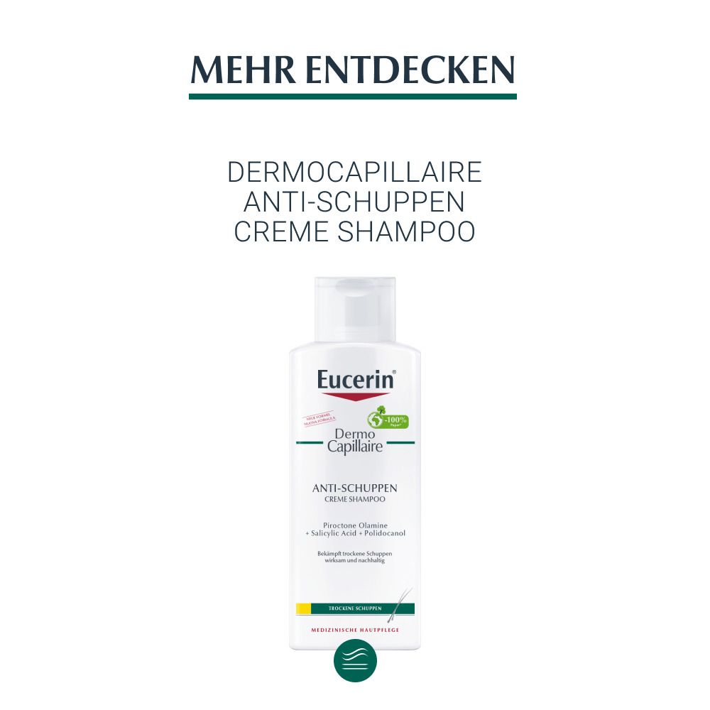 Eucerin® DermoCapillaire Anti-Schuppen Gel Shampoo – Haarpflege bei fettigen Schuppen & juckender Kopfhaut