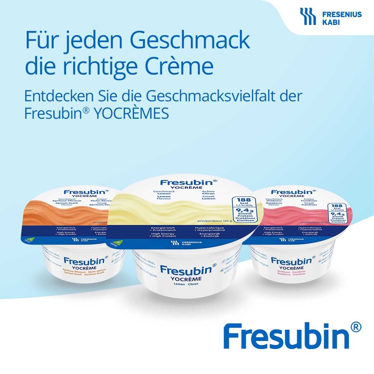 Fresubin YOcreme Himbeere | Aufbaukost bei Mangelernährung & Appetitlosigkeit