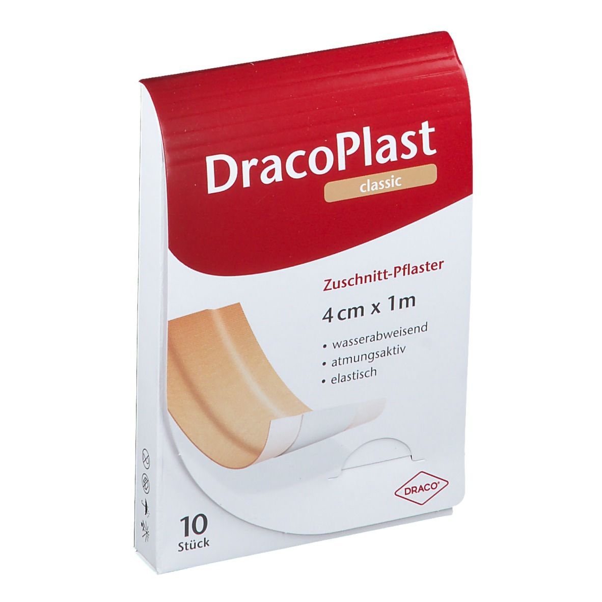 Dracoplast Classic Pflaster 10 x 4 cm