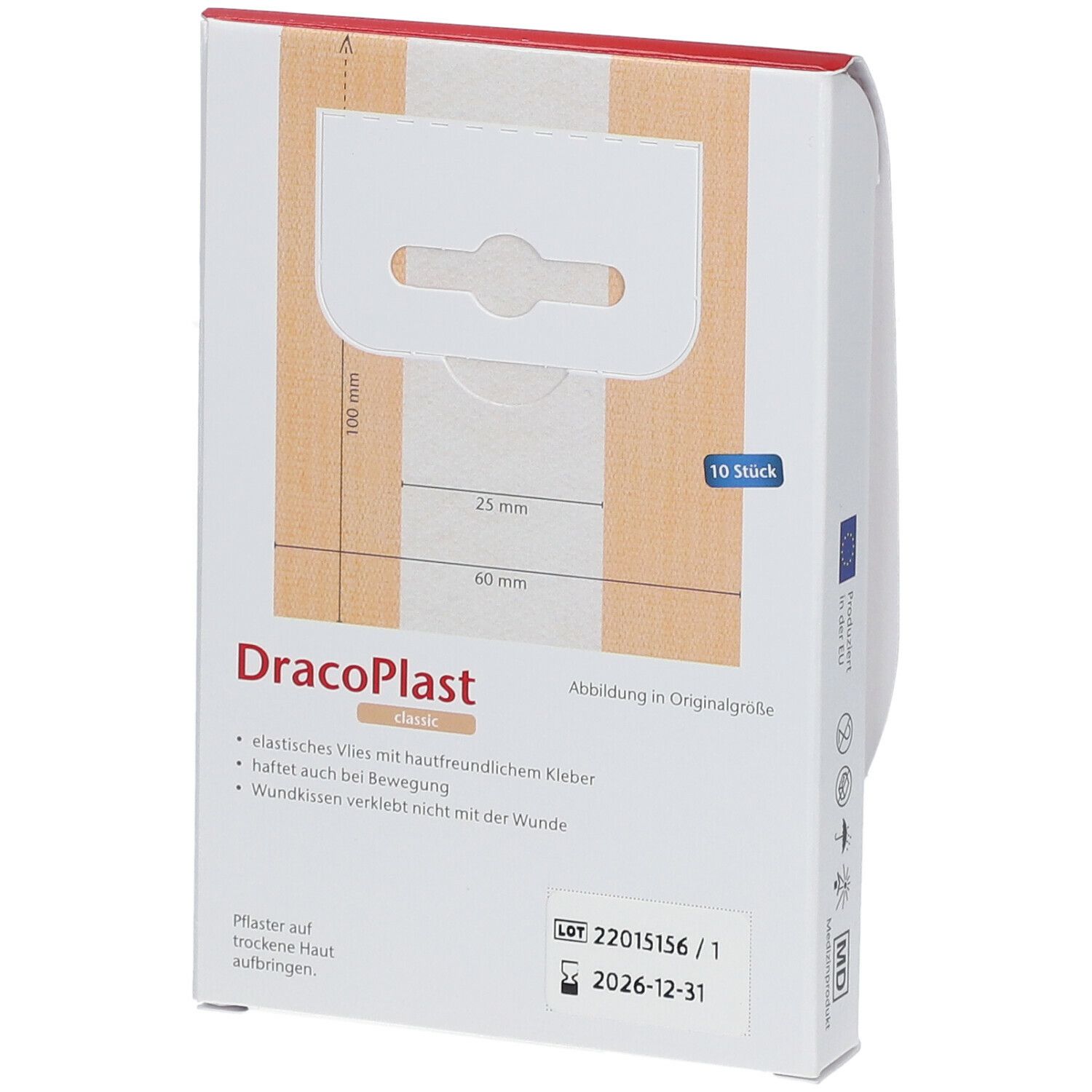 Dracoplast Classic Pflaster 10 x 6 cm