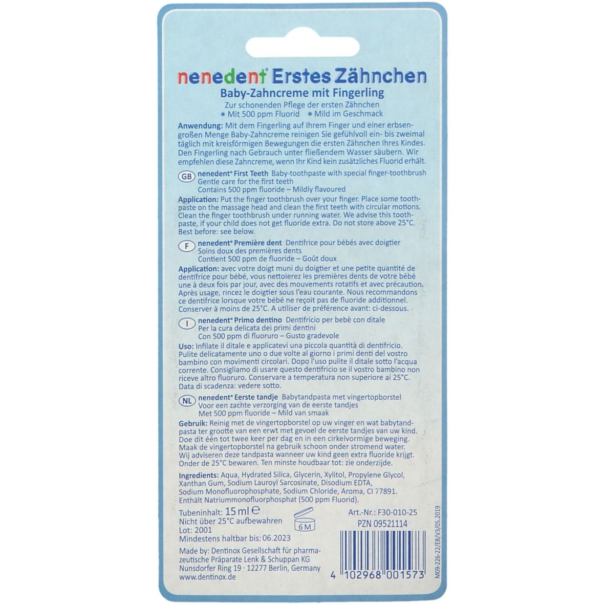 nenedent® Erstes Zähnchen