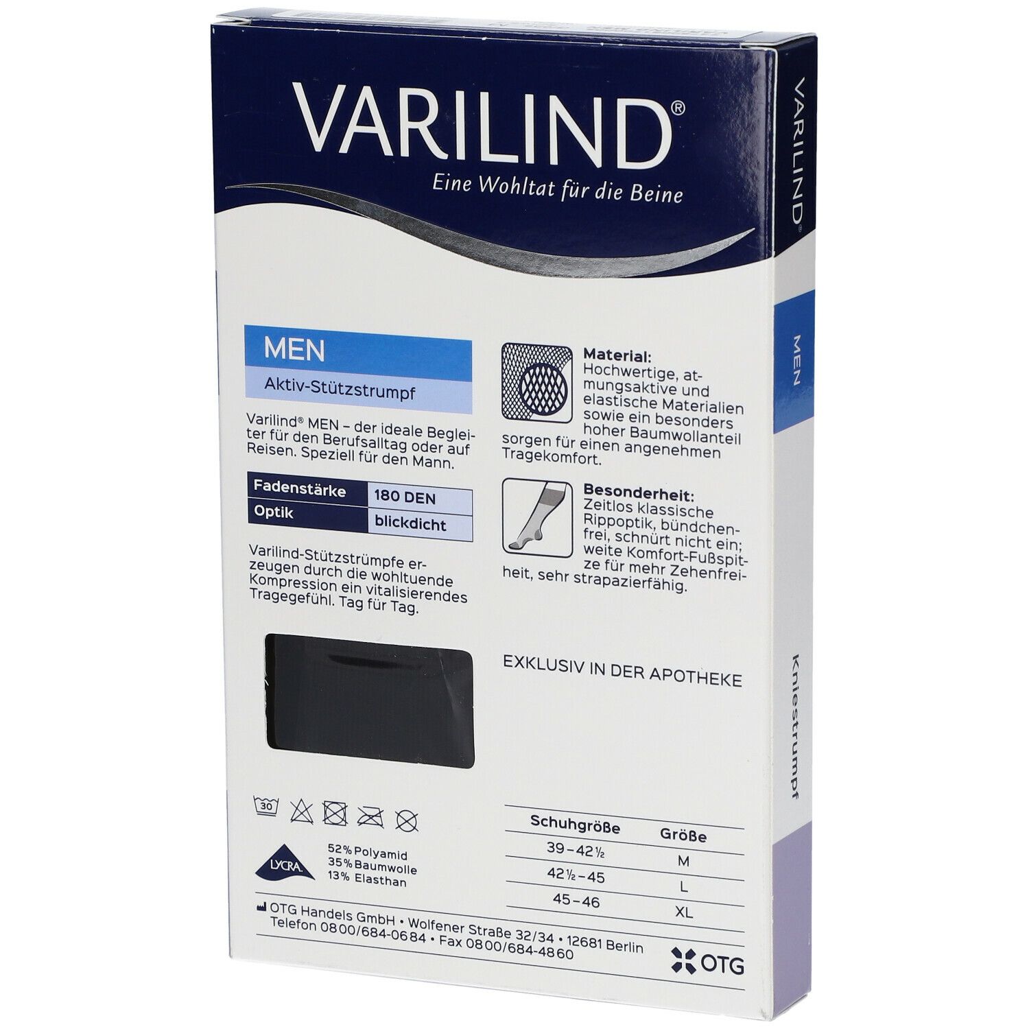 VARILIND® Men 180 DEN Gr. M schwarz