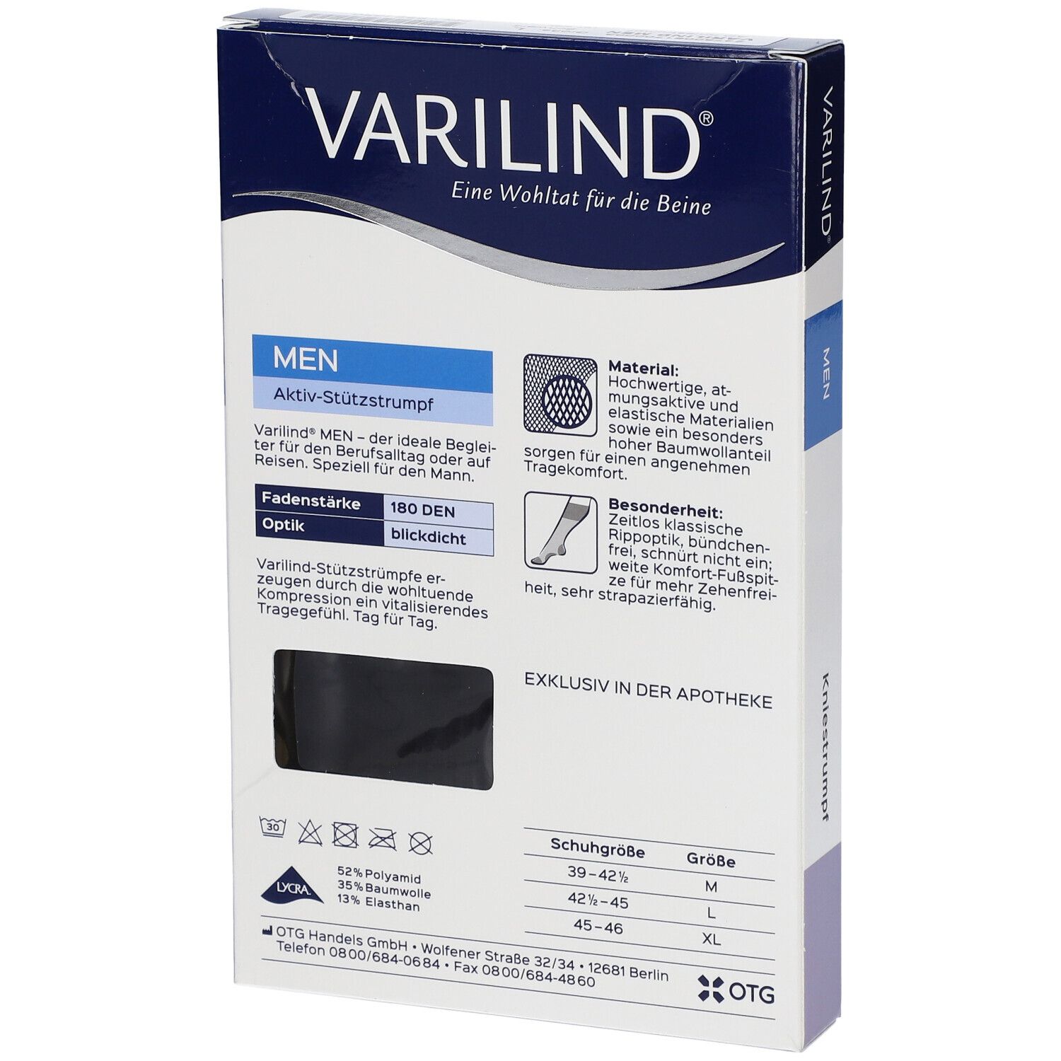 VARILIND® Men 180 DEN Gr. L schwarz