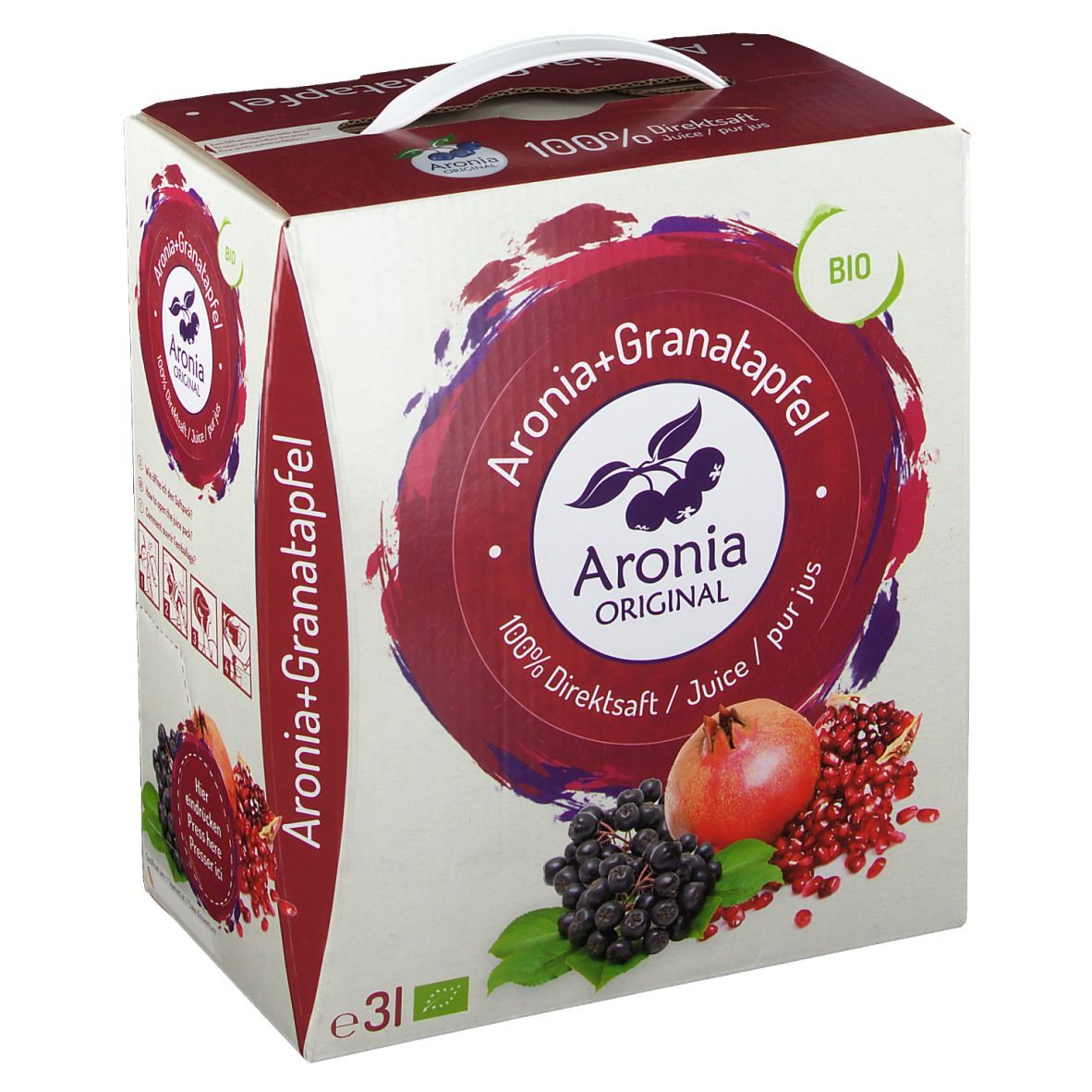Bio Aronia+Granatapfelsaft 100 % Direktsaft