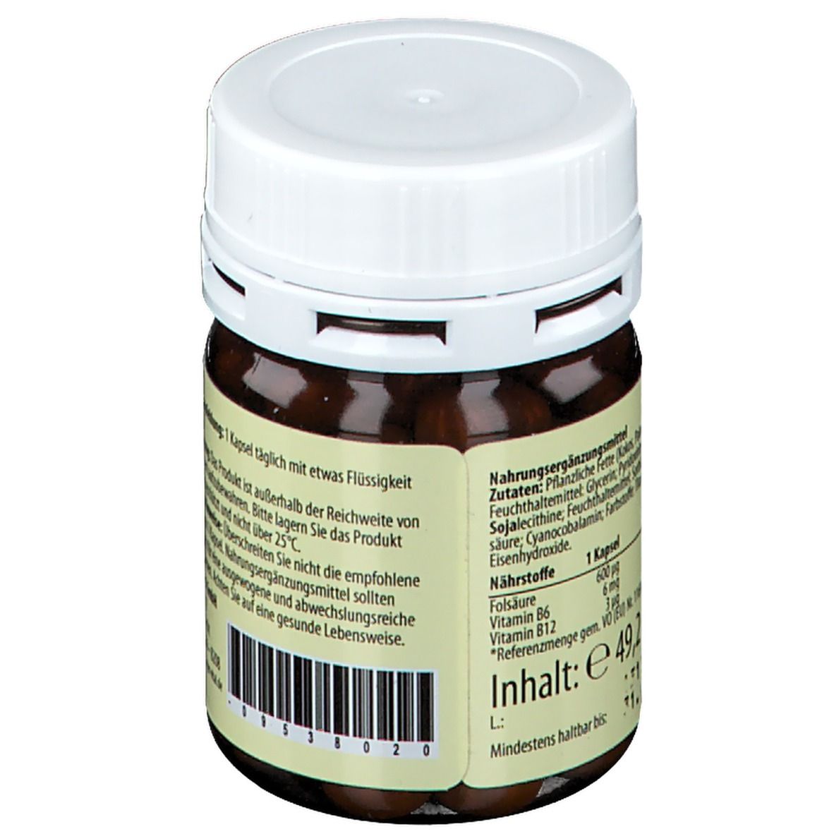 Folsäure plus Vitamin B6 und Vitamin B12