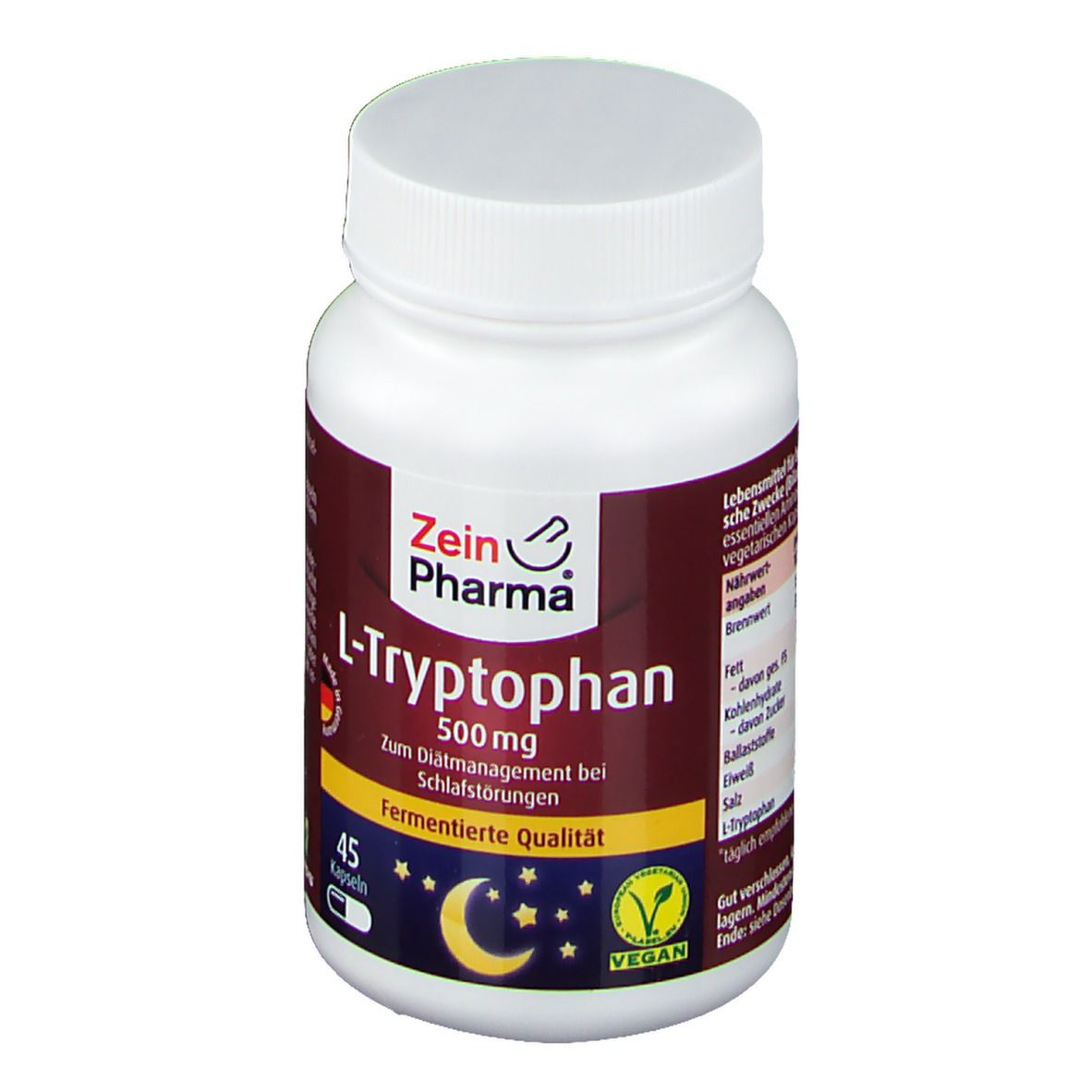 L Tryptophan Kapseln 500 mg ZeinPharma