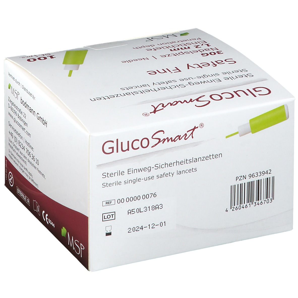 GlucoSmart® Safety-Fine Sicherheitslanzetten