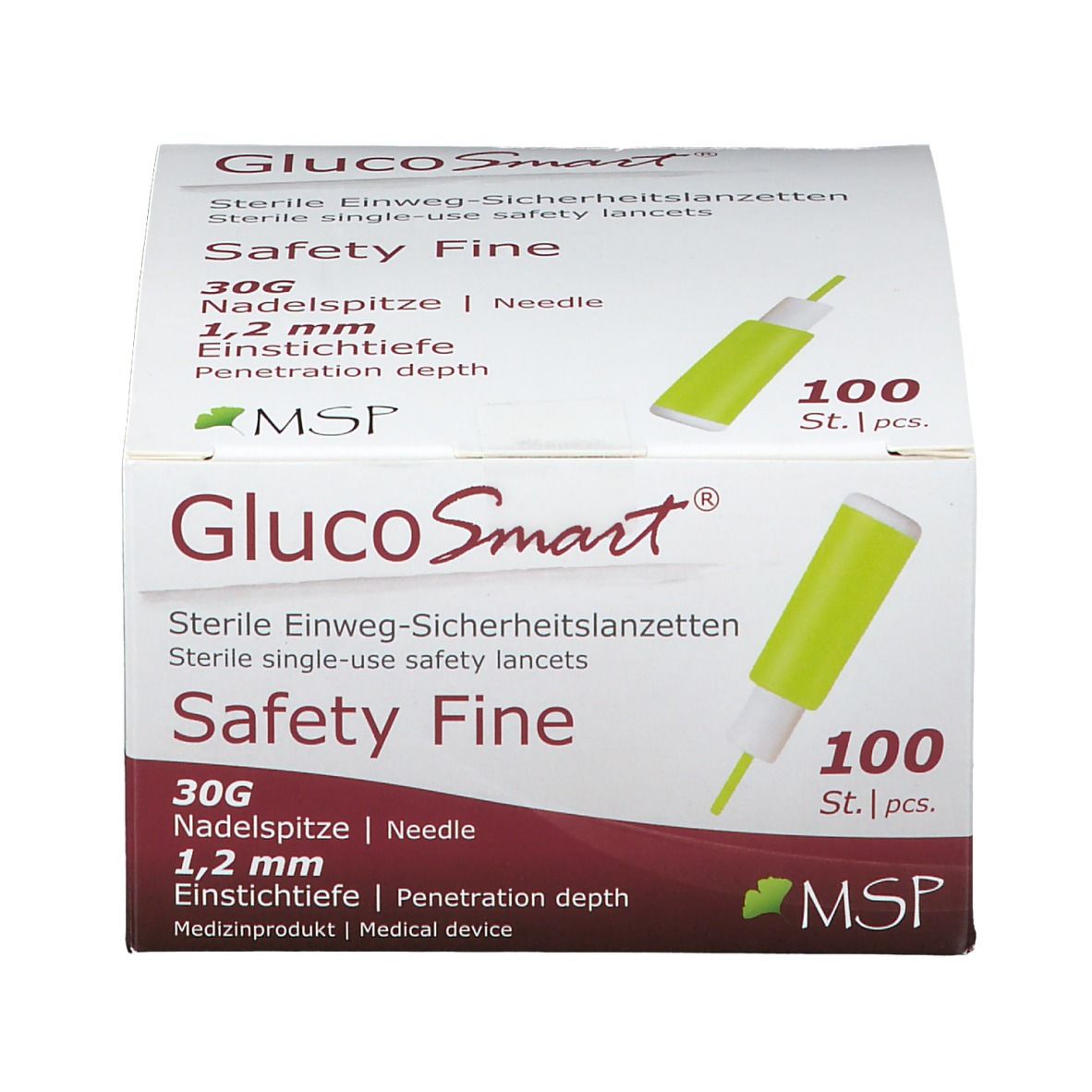 GlucoSmart® Safety-Fine Sicherheitslanzetten