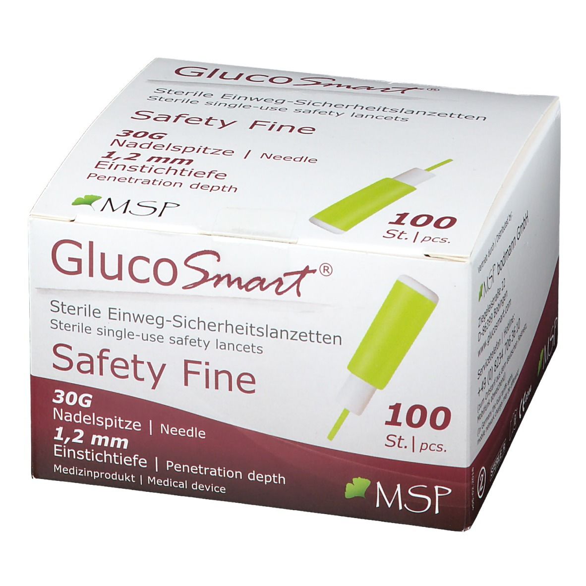 GlucoSmart® Safety-Fine Sicherheitslanzetten