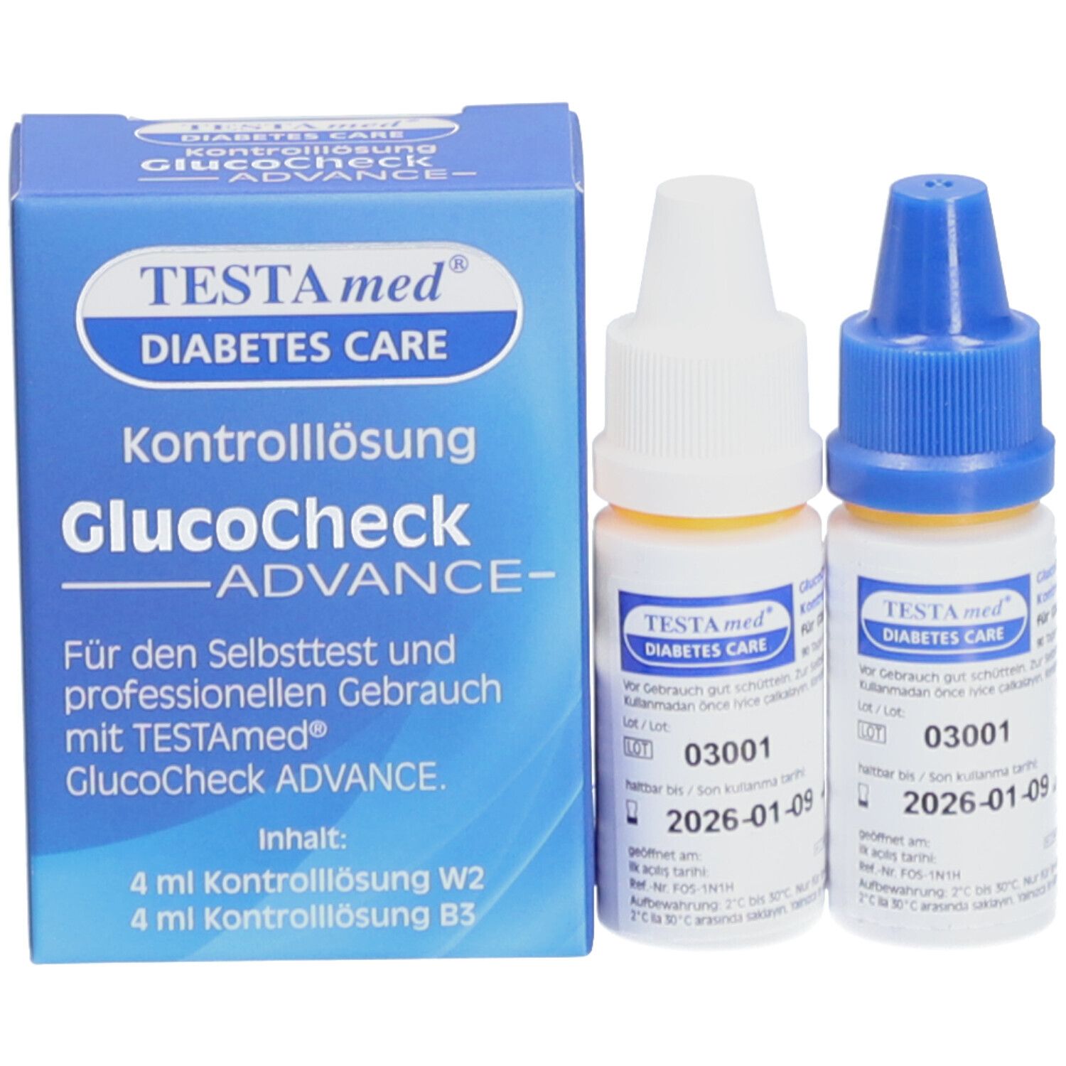 TESTAMED GlucoCheck Advance Kontrolllösung