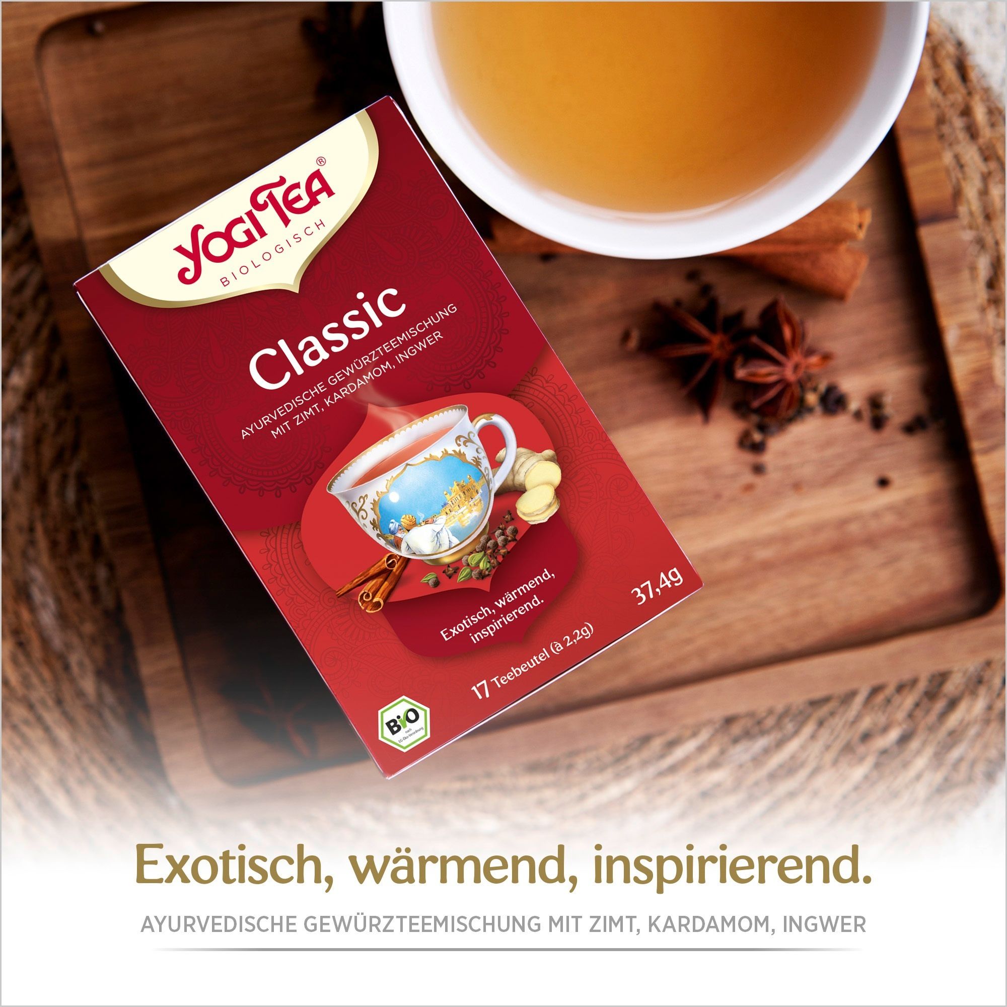 YOGI TEA® Classic, Bio Gewürz- und Kräutertee