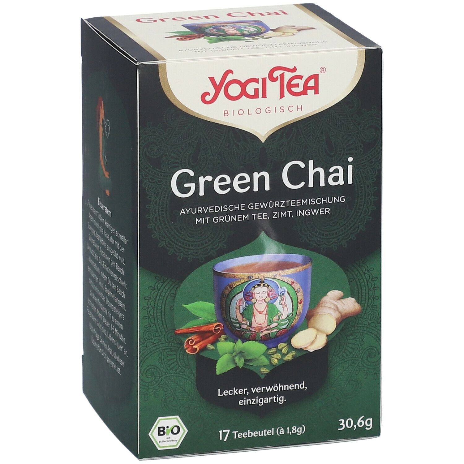 YOGI TEA® Green Chai, Bio Gewürz- und Kräutertee