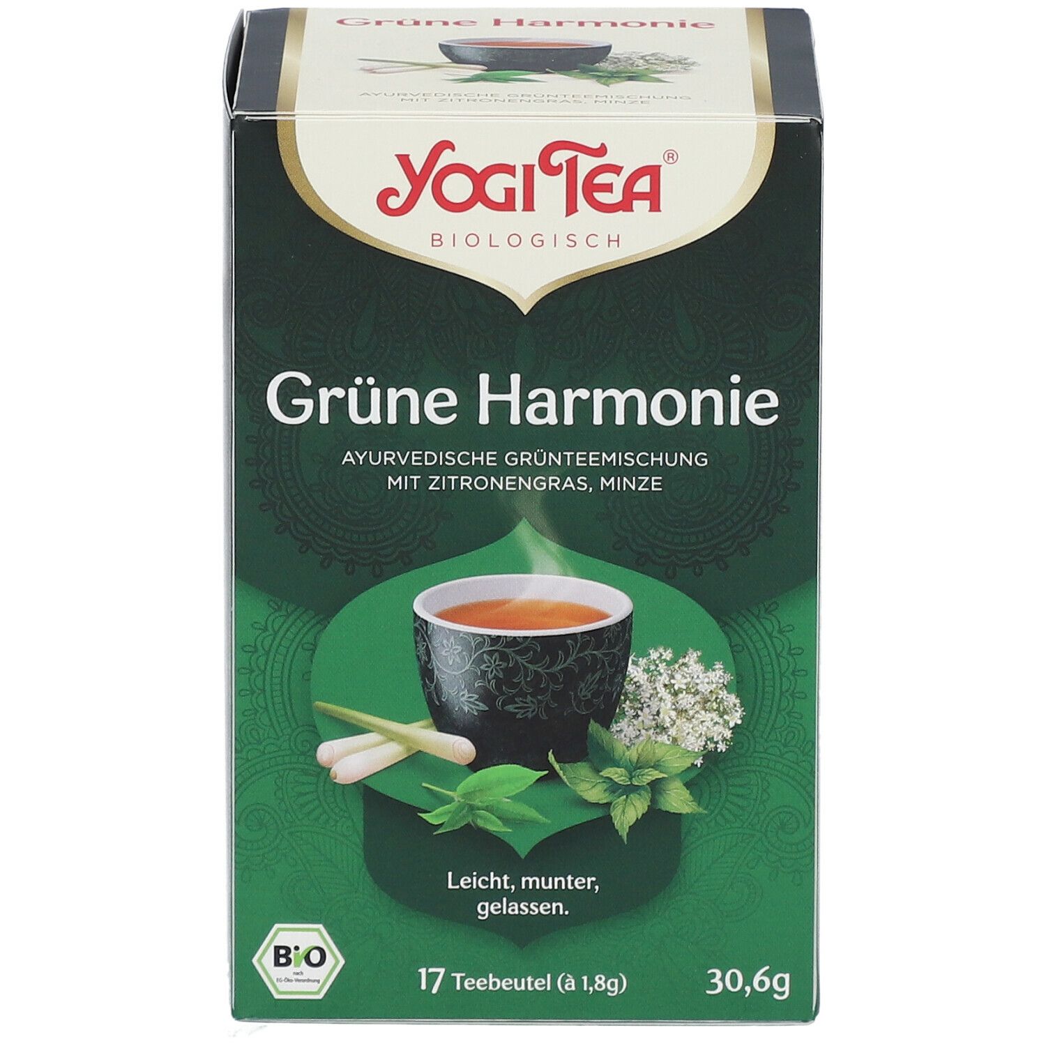 YOGI TEA® Grüne Harmonie, Grüner Bio Kräutertee
