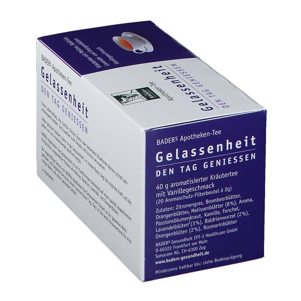 BADERs Apotheken-Tee Gelassenheit