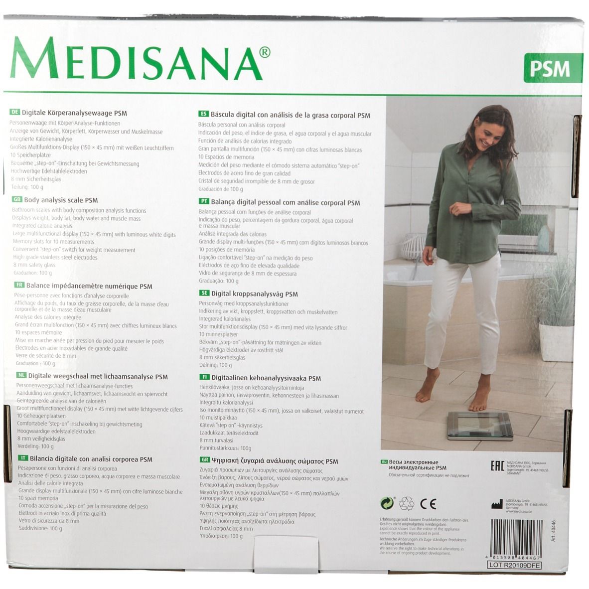 medisana® PSM Körperanalysewaage