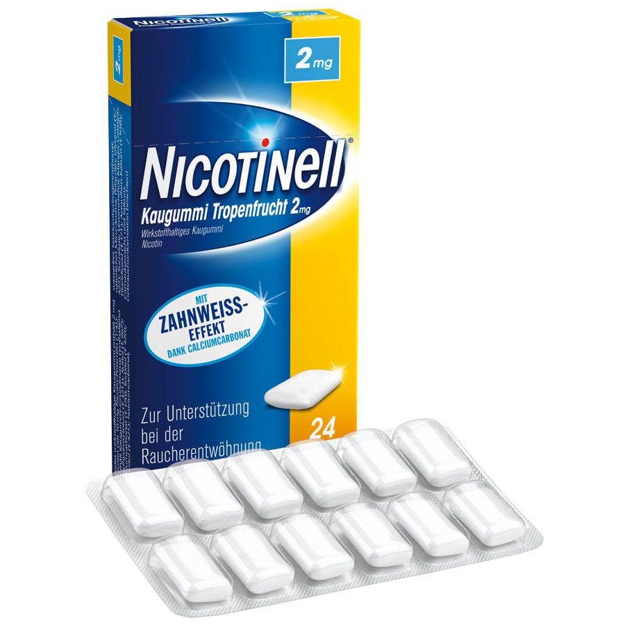 Nicotinell® 2 mg Tropenfrucht Kaugummi