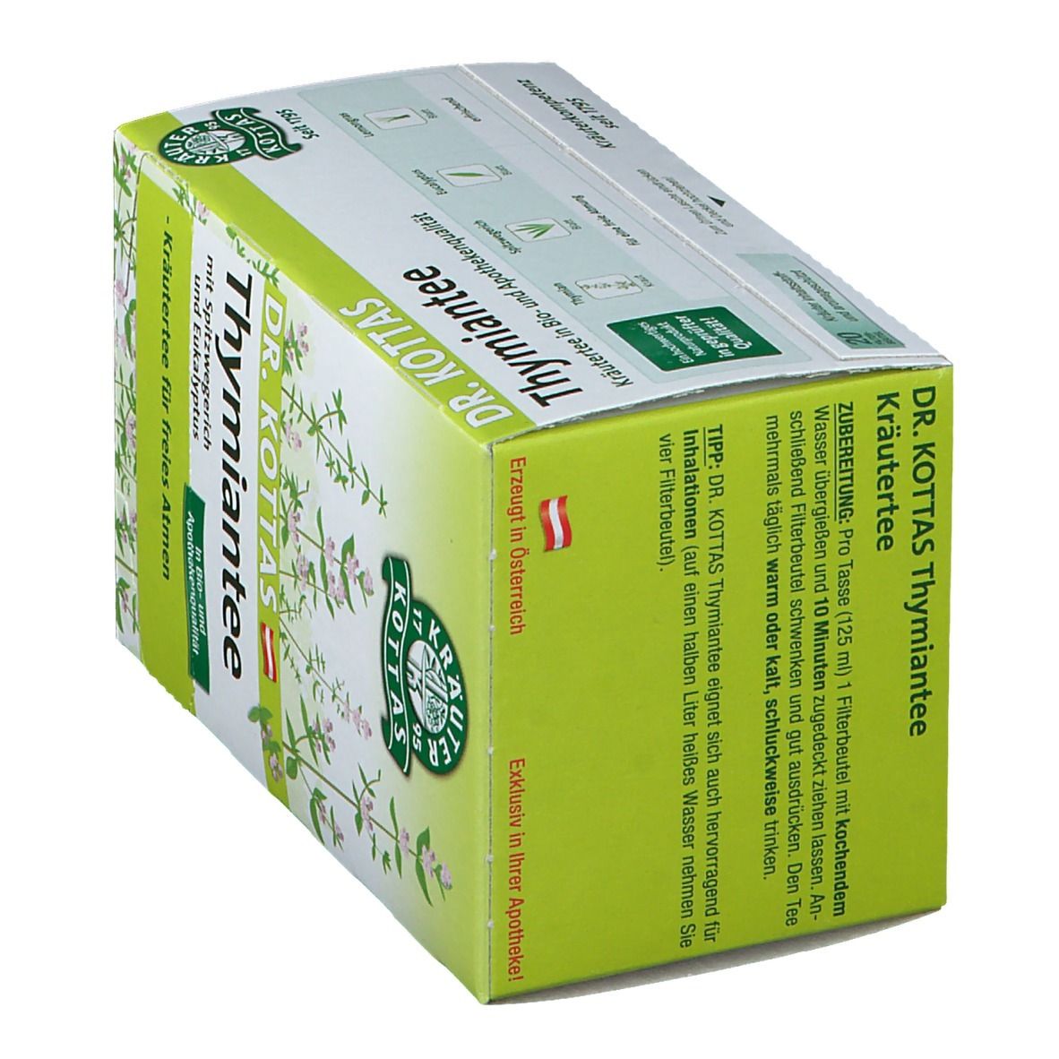 DR. KOTTAS Thymiantee mit Spitzwegerich und Eukalyptus