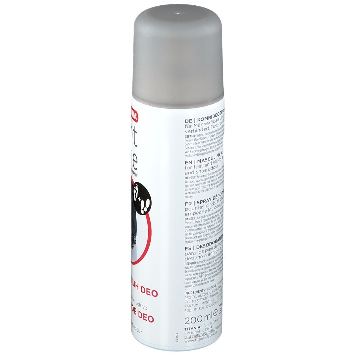 TITANIA® Foot Care Fuß & Schuhe Deo For Men