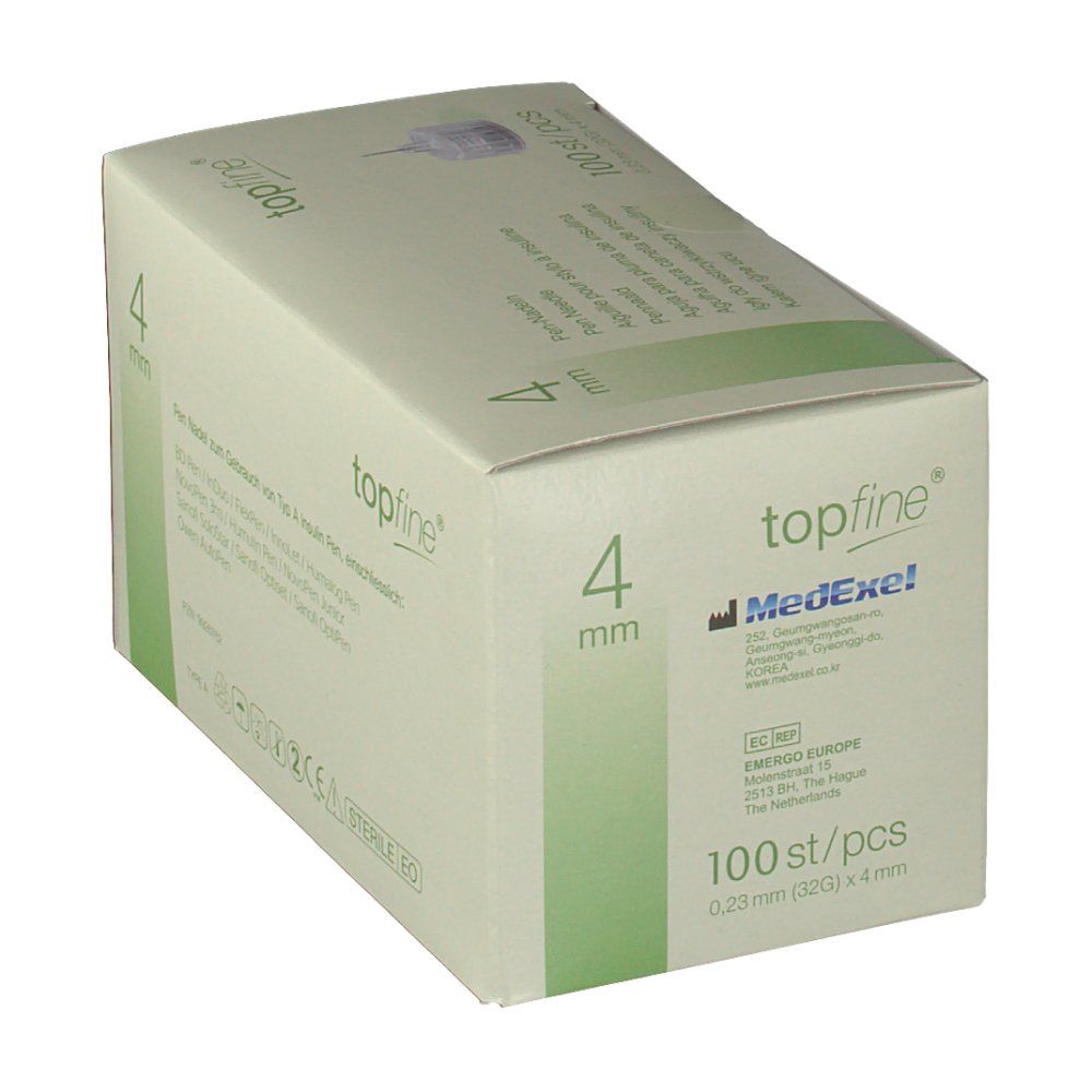 topfine® Kanüle 32 G 4 mm