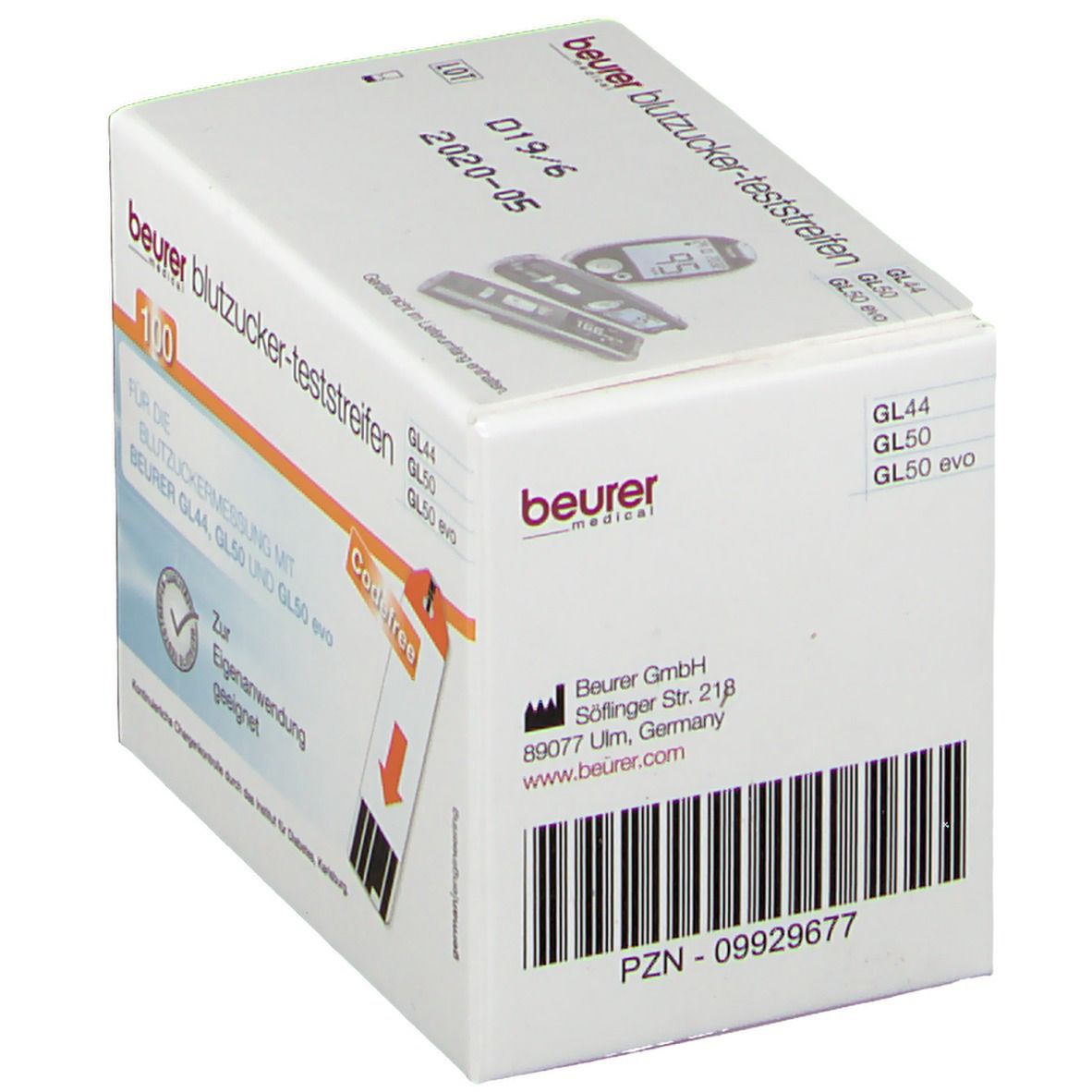 beurer Blutzucker Teststreifen GL 44/50
