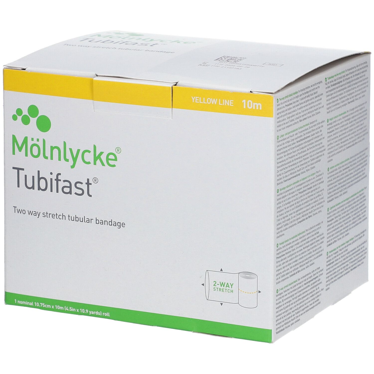 Tubifast 2-Way Stretch 10,75 cm x 10 m gelb