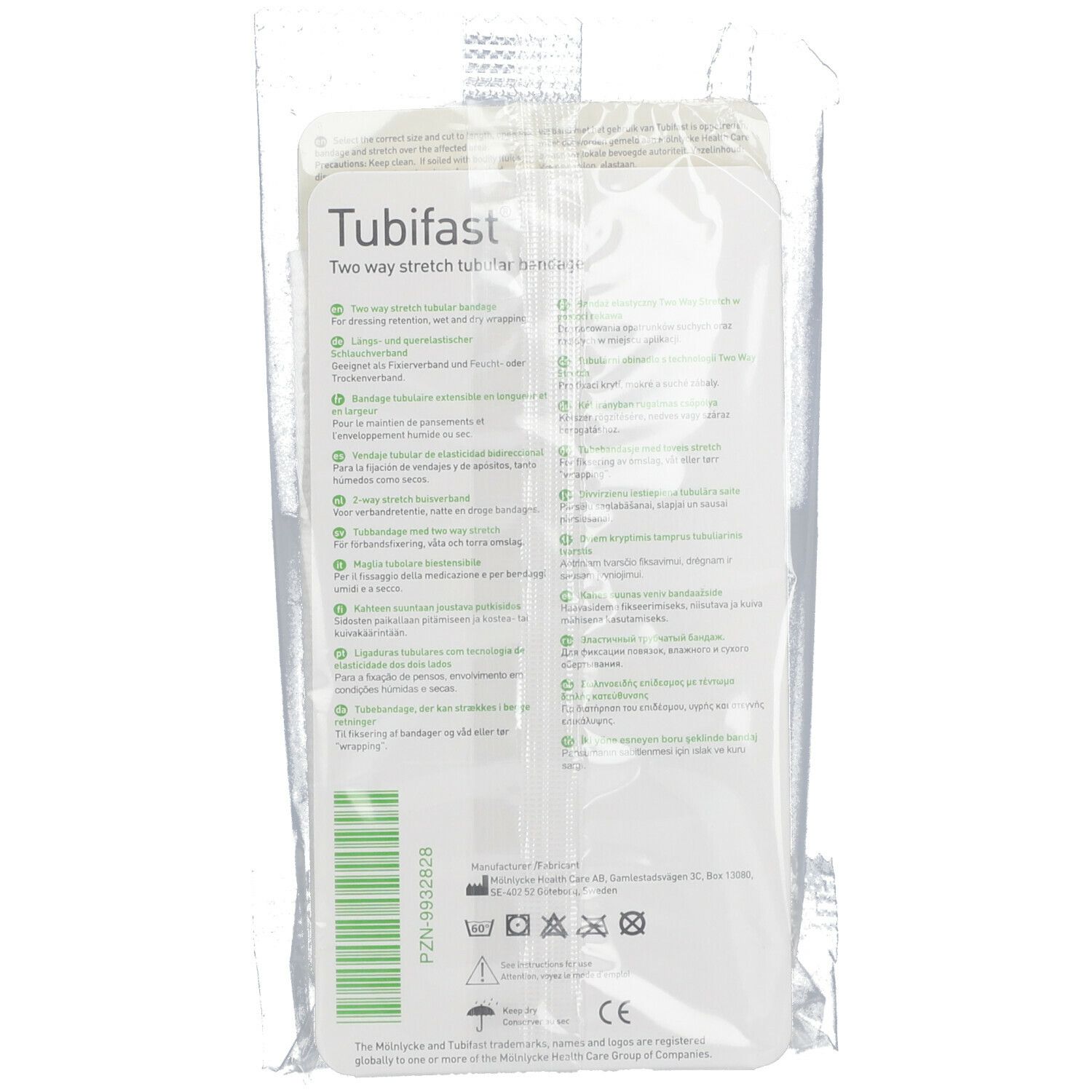 Tubifast 2-Way Stretch 5 cm x 1 m grün