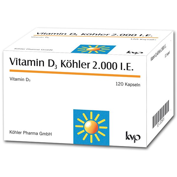 Vitamin D3 Köhler 2000 IE Kapseln