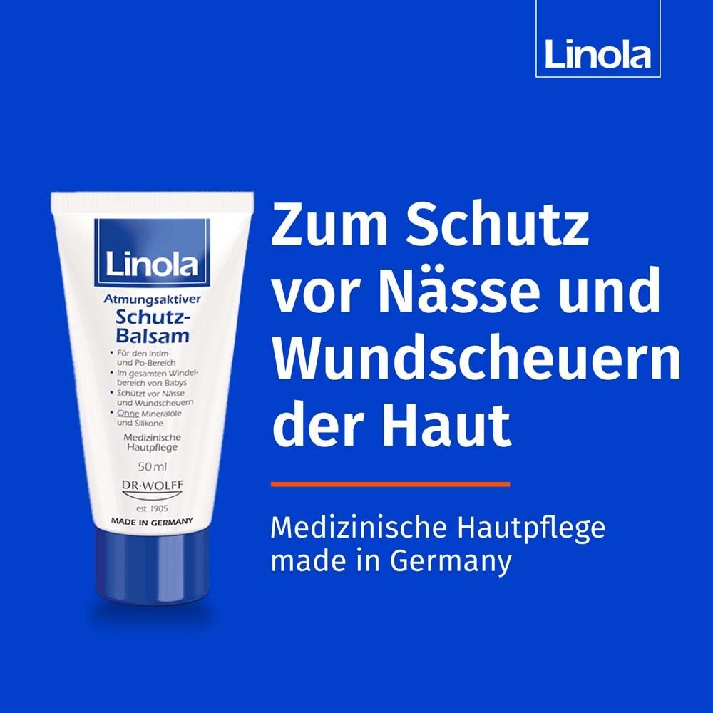 Linola Schutz-Balsam - Wundschutzcreme bei Hautwolf oder gereizter Haut