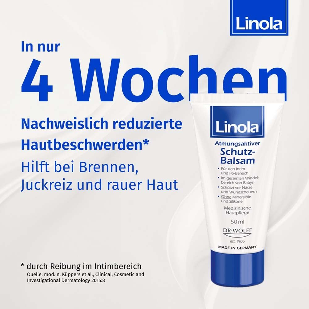 Linola Schutz-Balsam - Wundschutzcreme bei Hautwolf oder gereizter Haut