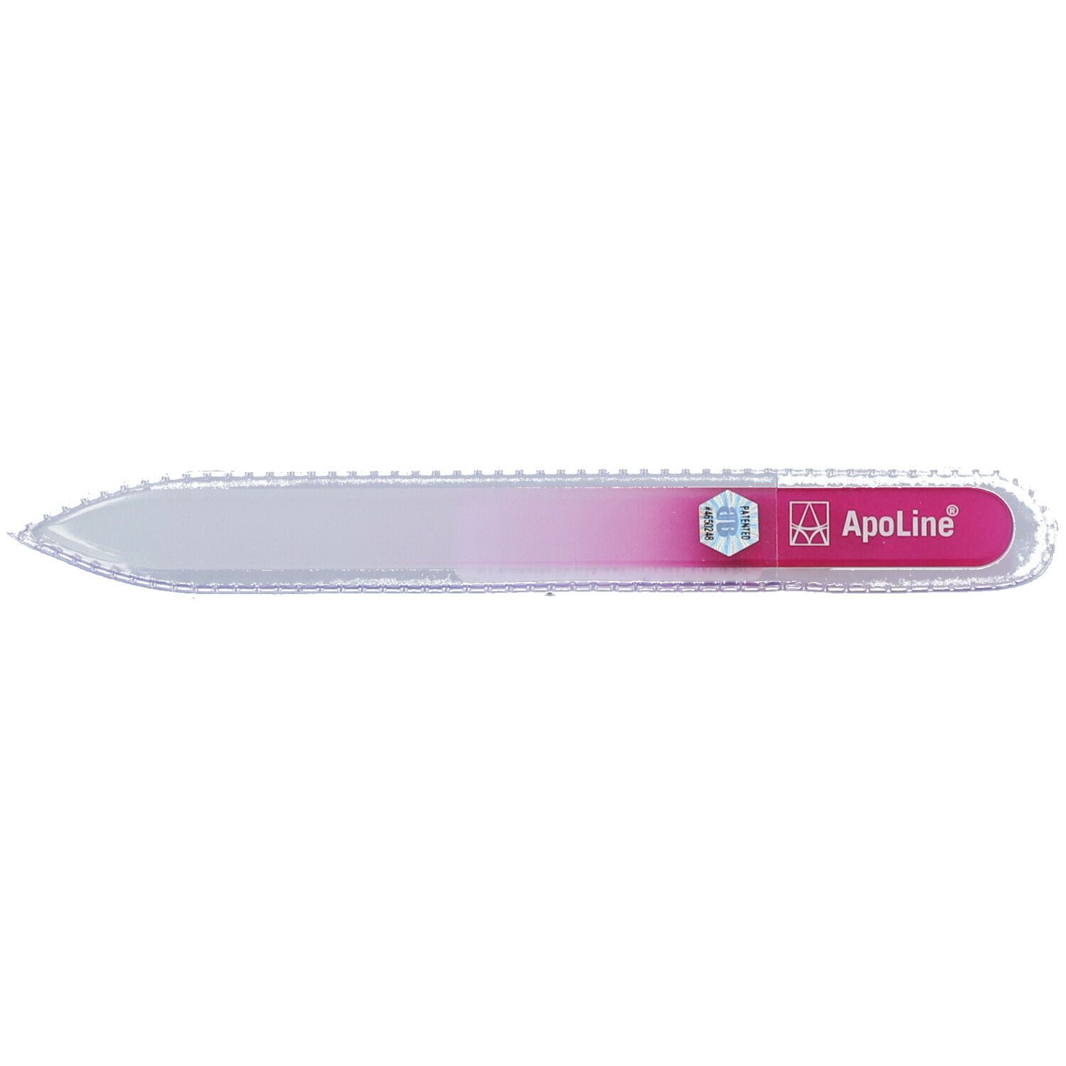ApoLine® Glasnagelfeile, einzel, pink, 14cm