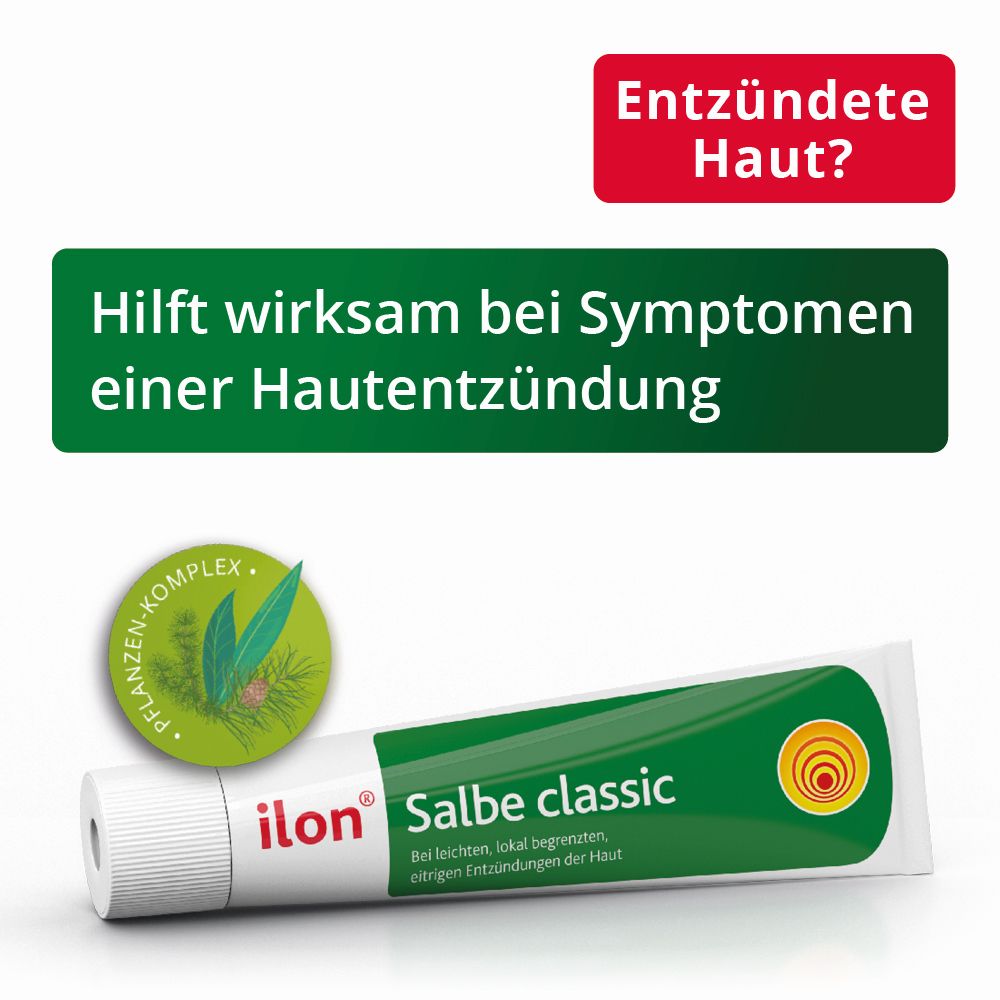 ilon® Salbe classic bei Entzündungen der Haut