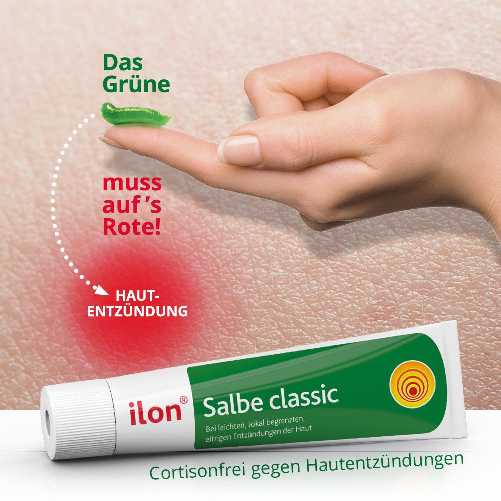 ilon® Salbe classic bei Entzündungen der Haut